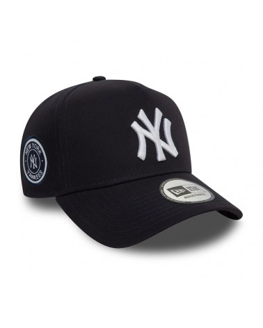 New Era - New York Yankees Patch Navy 9FORTY E-Frame Adjustable Cap - Navy