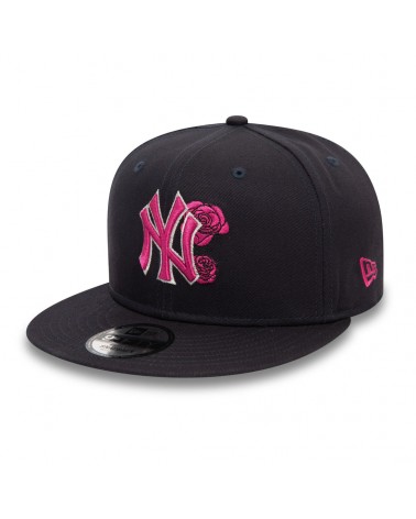 New Era - New York Yankees Seasonal Flower Navy 9FIFTY Snapback Cap - Navy