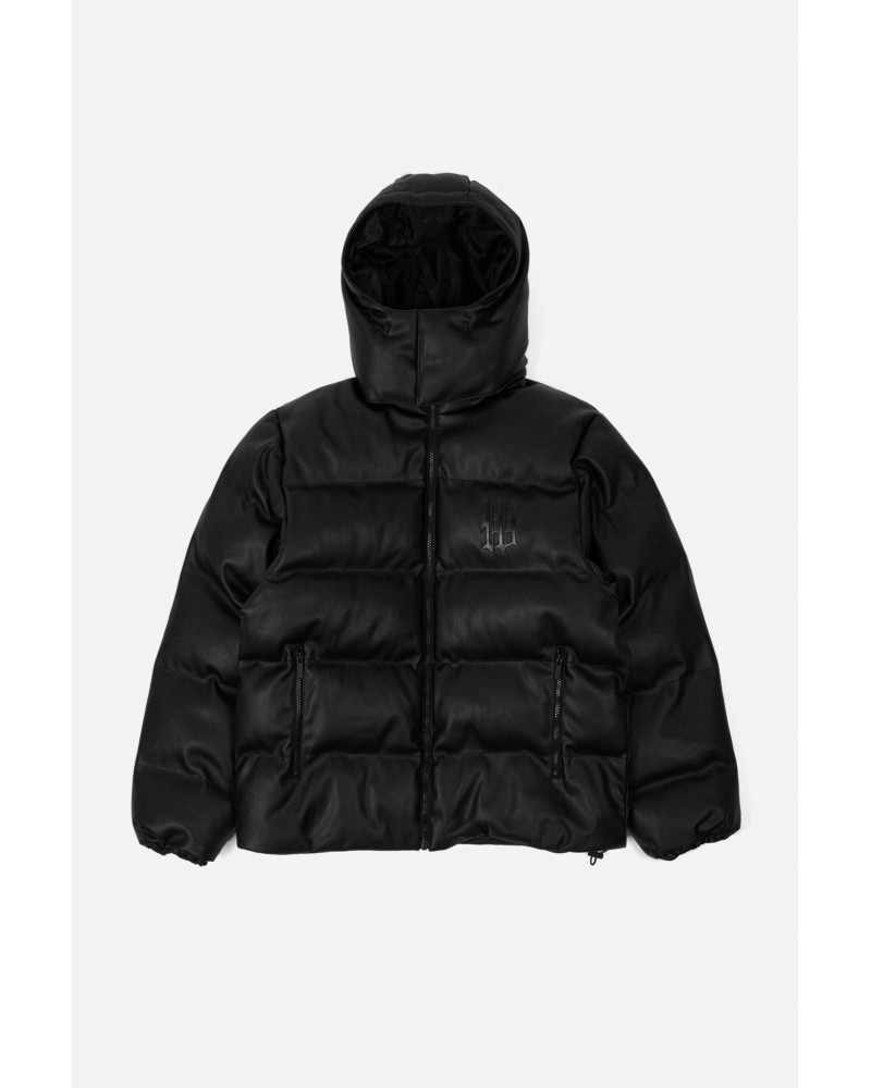 Wasted Paris - Kingdom Hooded Puffer Jacket - Black