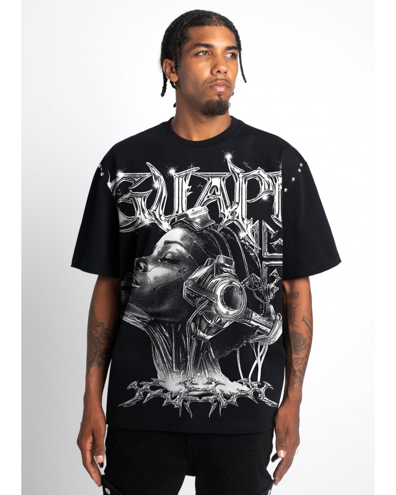 Guapi Clothing - Obsidian Cyborg Tee - Black