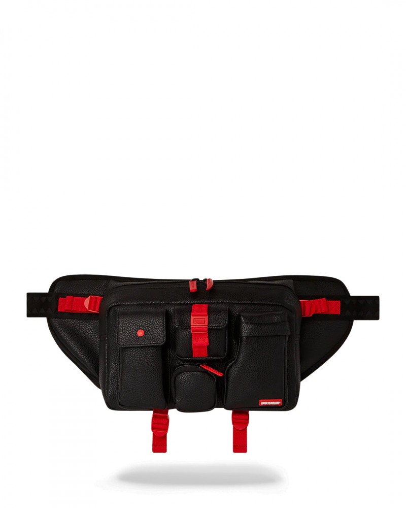 Sprayground - Waist Bag Airfreight Cargo Croosbody - Black