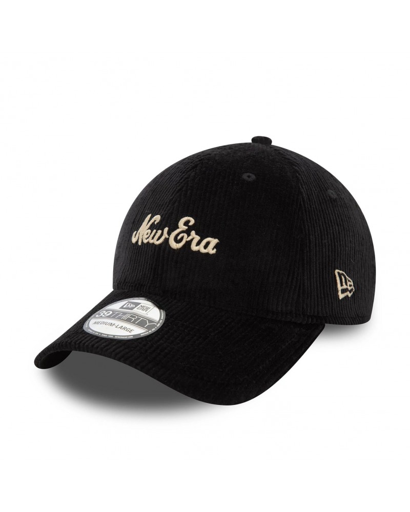 New Era - New Era Script Cord 39THIRTY Stretch Fit - Black