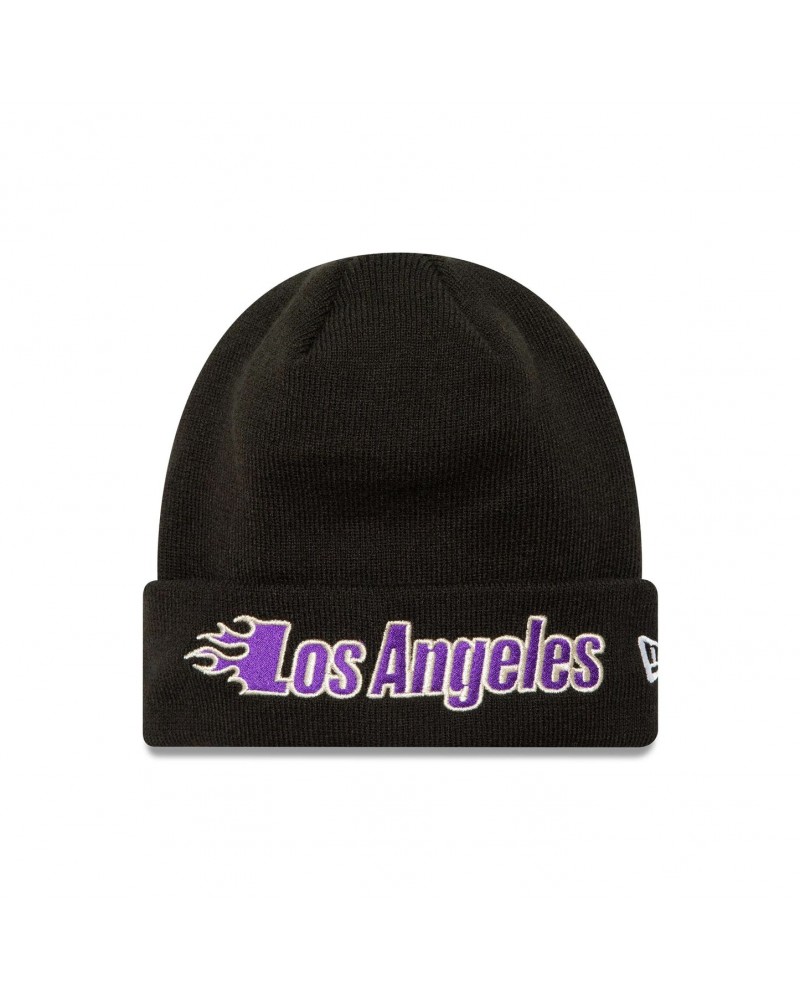 New Era - LA Lakers NBA Metallic Knit Beanie - Black