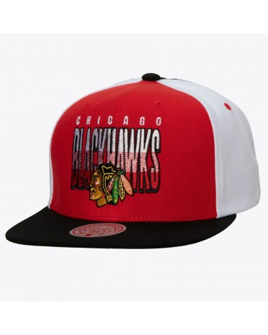 Mitchell & Ness - Billboard 2 Snapback Blackhawks Snapback - White / Black / Red