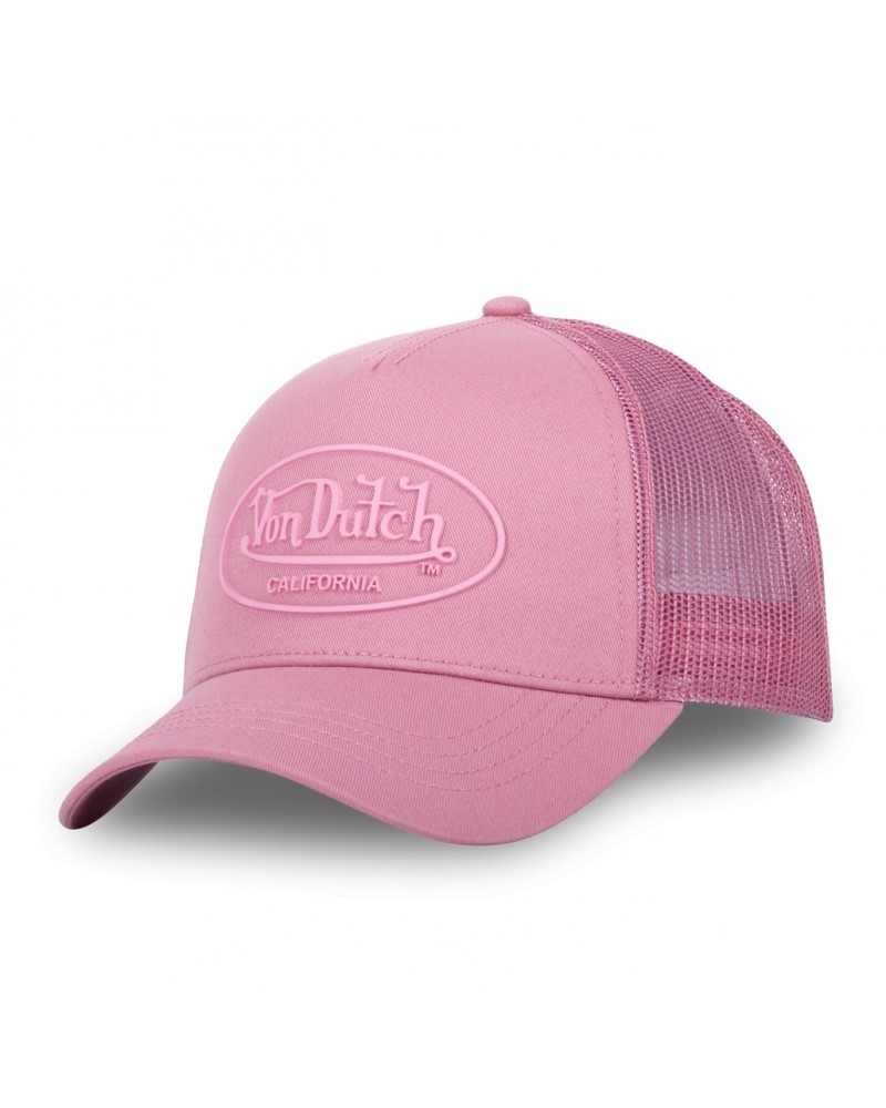 Von Dutch - Baseball Trucker Cap With Mesh - Pink