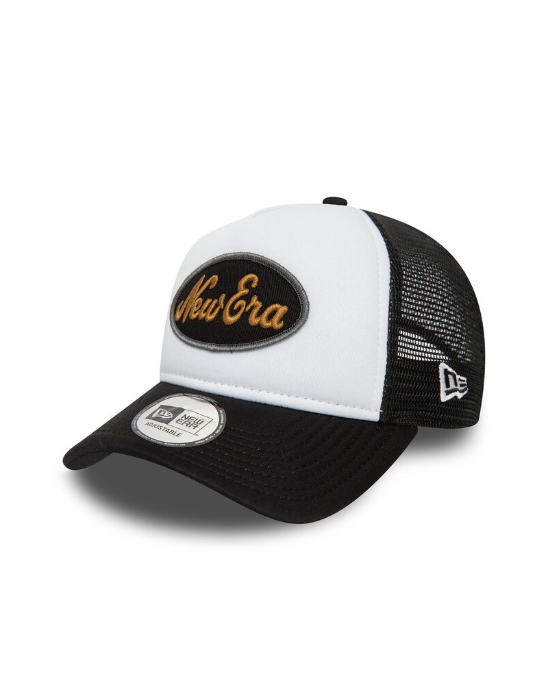 New Era - New Era Oval Patch Trucker 9Forty Child Cap - White / Black