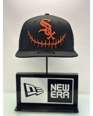 New Era - Chicago White Sox Pumpkin Black 9FIFTY Snapback Cap - Black