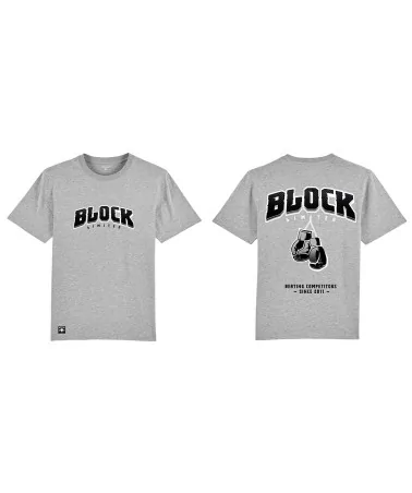 Block Limited - Boxing Tshirt - Heather Grey | blockshops