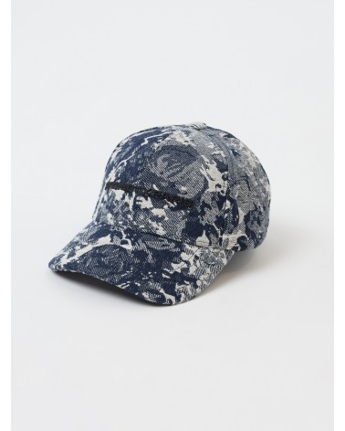 Project X Paris - Abstract Denim Pattern Cap - Blue