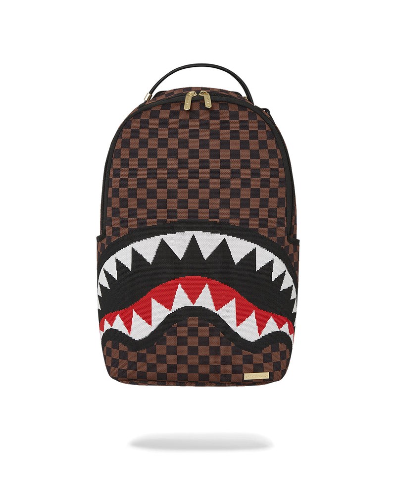 Sprayground - Knit Sharks In Paris 2.0 DLXSV Backpack - Brown