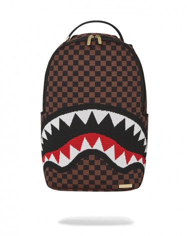 Sprayground - Knit Sharks In Paris 2.0 DLXSV Backpack - Brown