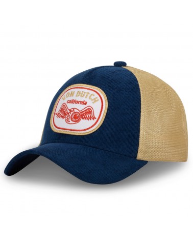 Von Dutch - Eyeball Red Trucker Cap - Navy / Yellow