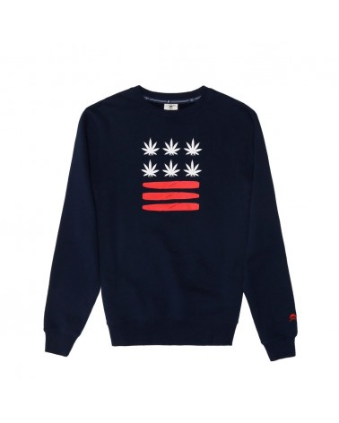 Cayler And Sons - Budz n Blunts Crewneck - Navy / Red / White