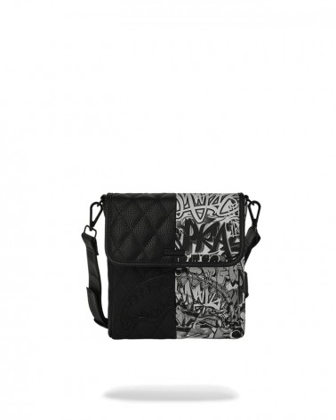 Sprayground - Half Graf Quilt Messenger Bag - Black