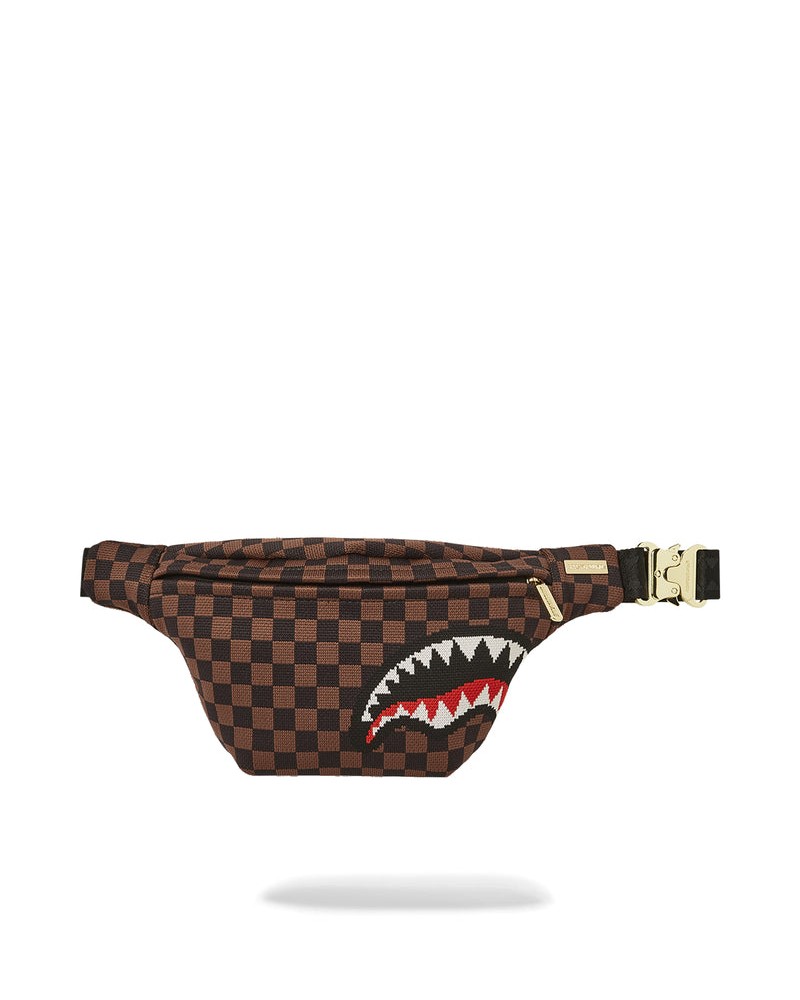 Sprayground - Knit Sharks In Paris 2.0 Savvy Crossbody - Brown