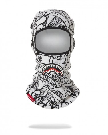 Sprayground - Graffitti Champs Elsees Ski Mask - White