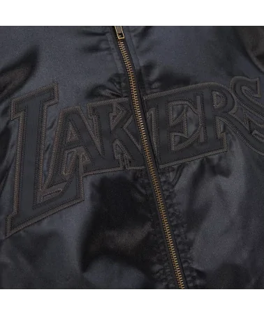 Mitchell & Ness - NBA L.A Lakers Stateside Pastel Print Satin Jacke...