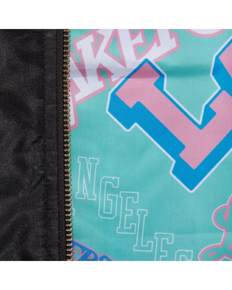 Mitchell & Ness - NBA L.A Lakers Stateside Pastel Print Satin Jacke...