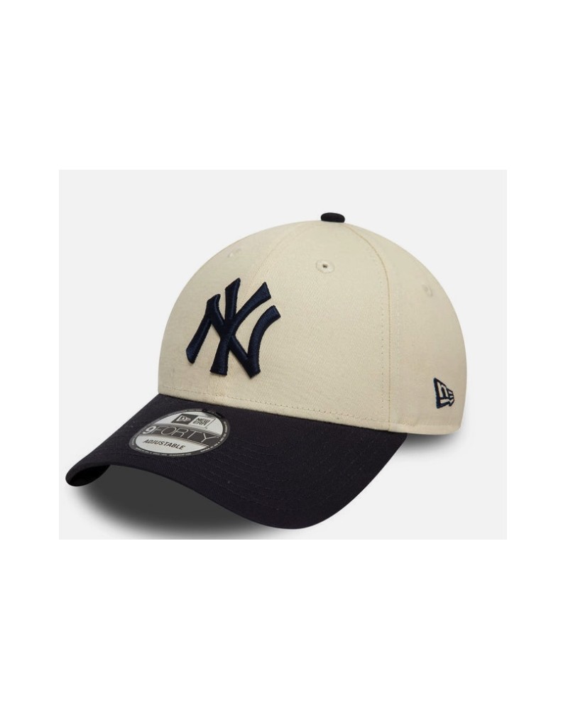 New Era - New York Yankees 9FORTY Adjustable Cap - Cream / Navy