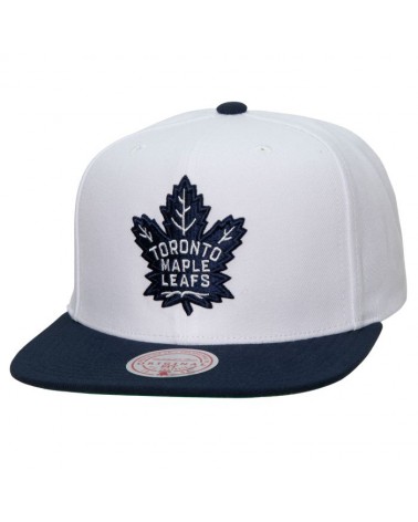 Mitchell & Ness - NHL Team 2 Tone 2.0 Snapback Cap Toronto Maple Leafs - White / Navy