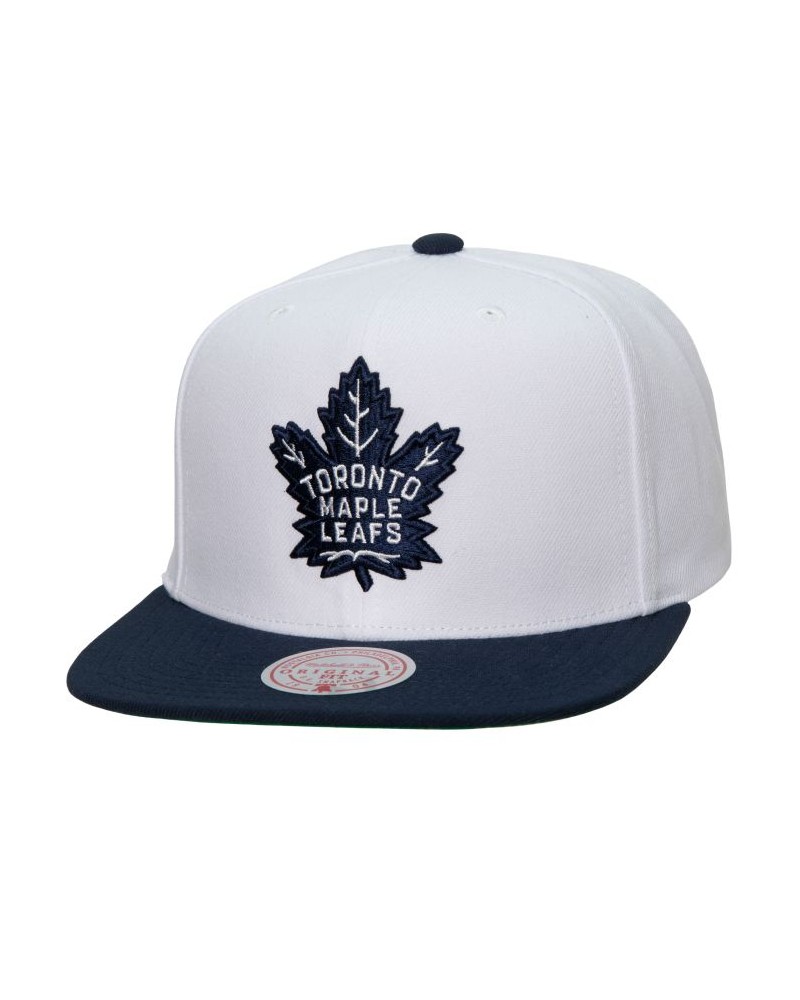 Mitchell & Ness - NHL Team 2 Tone 2.0 Snapback Cap Toronto Maple Leafs - White / Navy