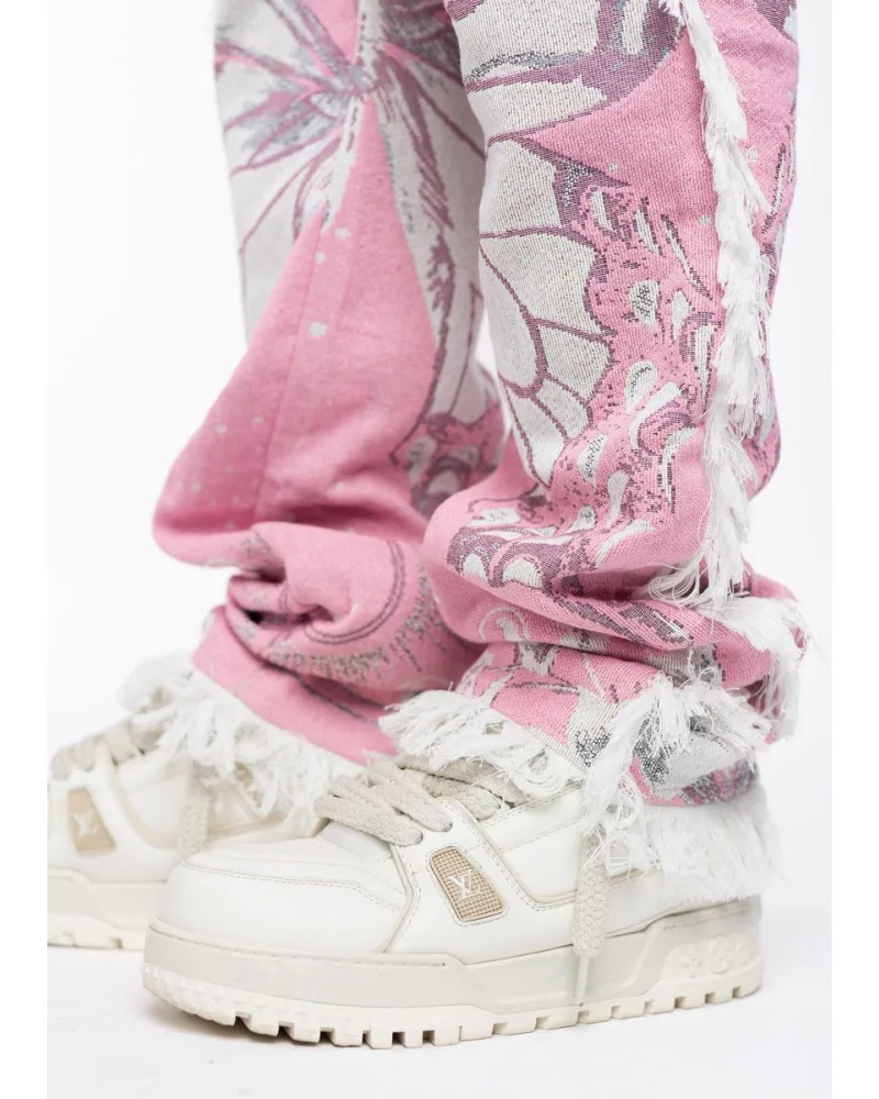 Guapi Clothing - French Rose Tapestry Pant - Pink | blockshops