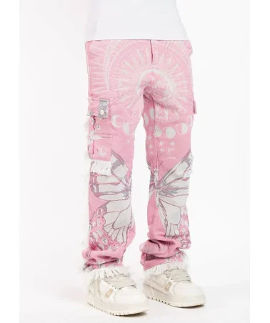 Guapi Clothing - French Rose Tapestry Pant - Pink | blockshops