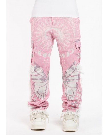 Guapi Clothing - French Rose Tapestry Pant - Pink