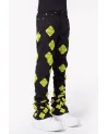 Guapi Clothing - Cyber Icon Stacked Denim - Black/Volt | blockshops