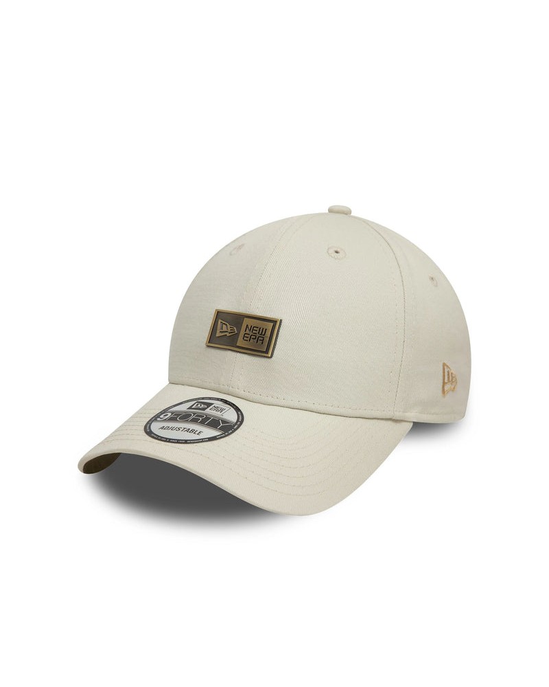 New Era - New Era Badge Cream 9FORTY Adjustable Cap - Beige