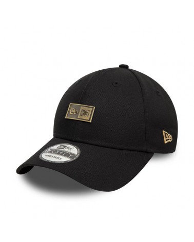 New Era - New Era Badge Cream 9FORTY Adjustable Cap - Black