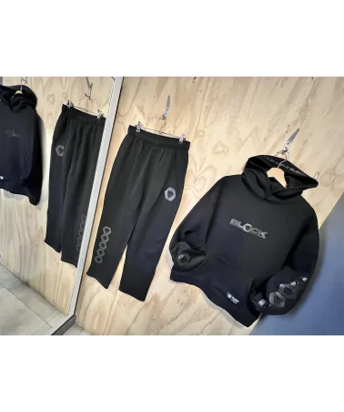 Block Limited - We Run The Block Ltd Straight Joggpant - Black | bl...