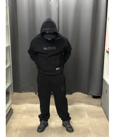 Block Limited - We Run The Block Ltd Straight Joggpant - Black | bl...