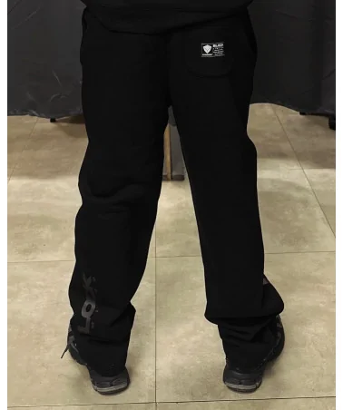 Block Limited - We Run The Block Ltd Straight Joggpant - Black | bl...