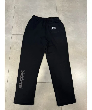 Block Limited - We Run The Block Ltd Straight Joggpant - Black | bl...