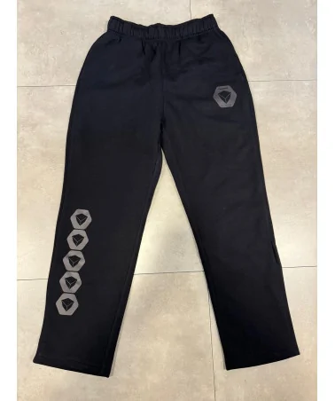 Block Limited - We Run The Block Ltd Straight Joggpant - Black | bl...