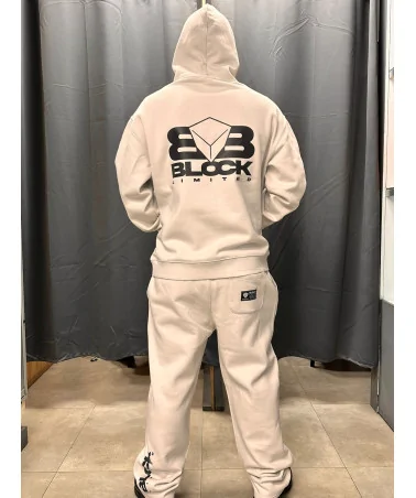 Block Limited - We Run The Block Ltd Hoodie - Bone | blockshops