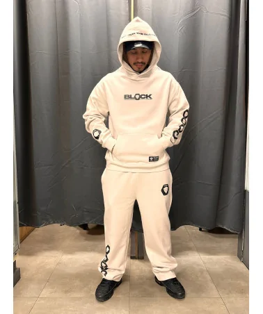 Block Limited - We Run The Block Ltd Hoodie - Bone | blockshops