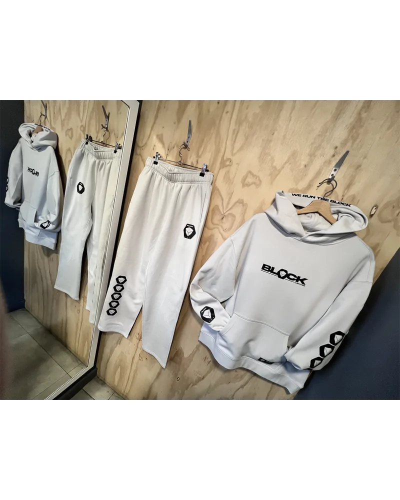 Block Limited - We Run The Block Ltd Hoodie - Bone | blockshops