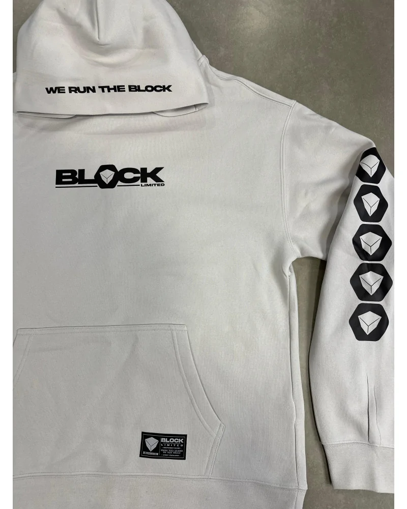 Block Limited - We Run The Block Ltd Hoodie - Bone | blockshops