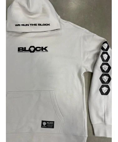 Block Limited - We Run The Block Ltd Hoodie - Bone | blockshops