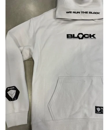 Block Limited - We Run The Block Ltd Hoodie - Bone | blockshops