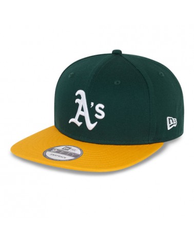 New Era - Oakland Athletics MLB Essential Dark Green 9FIFTY Cap - Dark Green / Yellow