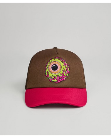 Mishka NYC - Keep Watch Embroidered Trucker Hat - Brown