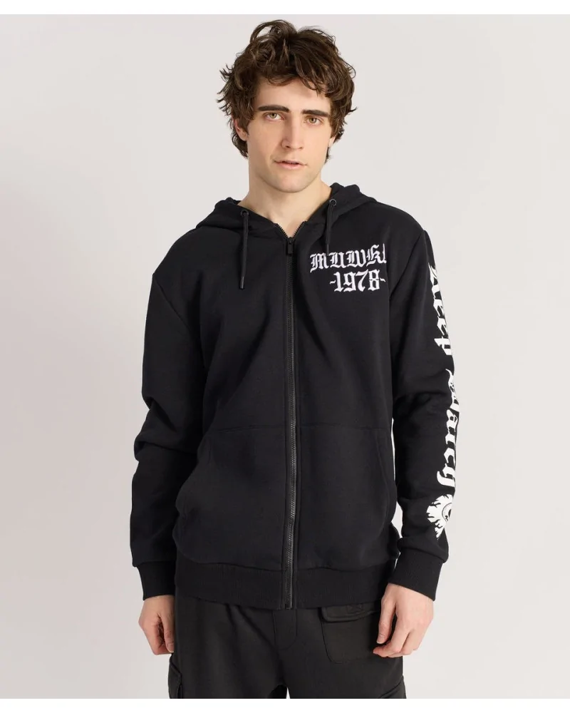 Mishka NYC - Death Adders Biker Zip Up Hoodie - Black