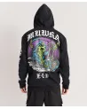Mishka NYC - Death Adders Biker Zip Up Hoodie - Black | blockshops