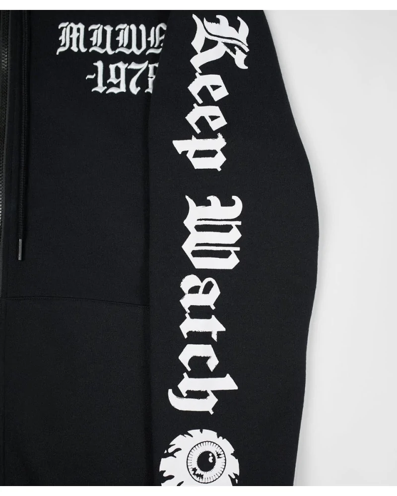 Mishka NYC - Death Adders Biker Zip Up Hoodie - Black | blockshops