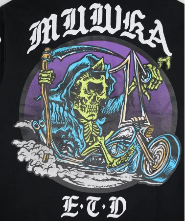 Mishka NYC - Death Adders Biker Zip Up Hoodie - Black | blockshops