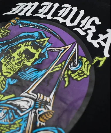 Mishka NYC - Death Adders Biker Zip Up Hoodie - Black | blockshops