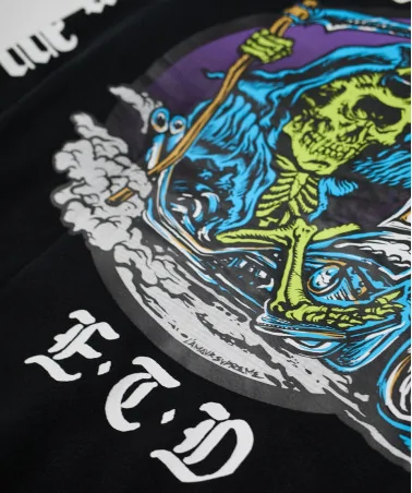 Mishka NYC - Death Adders Biker Zip Up Hoodie - Black | blockshops